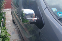 Opel Vivaro 2015–2019 Kromirani pokrovi ogledal (2 kosa, plastika) fotografija 7