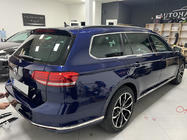 Volkswagen Passat B8 2015–2023 Nerjaveča zaščitna letvica roba zadnjega odbijača SD/SW (3 kosi) OmsaLine - italijansko nerjavno jeklo fotografija 4