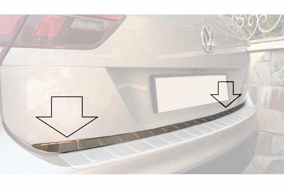 Volkswagen Tiguan 2016–2023 Nerjaveča zaščitna letvica roba prtljažnika OmsaLine - italijansko nerjavno jeklo Image
