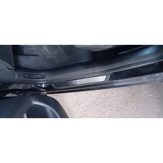 Obloge pragov Flexill (4 kosi, nerjavno jeklo) Citroen C-4 2010–2018 fotografija 2
