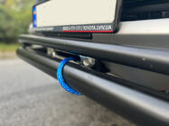 Toyota Hilux 2015– Sprednji dvojni zaščitni lok Vegas (2015-2020, črn, 76 mm) fotografija 7