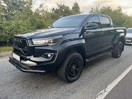 Toyota Hilux 2015– Sprednji dvojni zaščitni lok Vegas (2015-2020, črn, 76 mm) fotografija 8