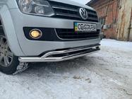 Volkswagen Amarok 2010–2022 Sprednji dvojni zaščitni lok Vegas 2010-2016 (nerjaveče jeklo) fotografija 7