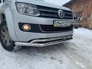 Volkswagen Amarok 2010–2022 Sprednji dvojni zaščitni lok Vegas 2010-2016 (nerjaveče jeklo) fotografija 8