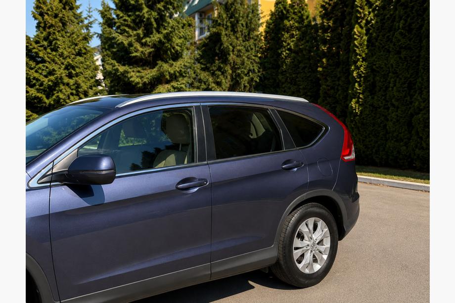 Honda CRV 2012–2016 Integrirani strešni nosilci (reilingi) sivi OEM (ABS plastika, vgradnja z vijaki) Fotografija 3