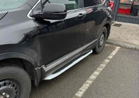Honda CRV 2017–2022 OEM stranske stopnice (2 kos, aluminij) fotografija 1