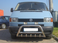 Volkswagen T4 Transporter 1990–2003 Sprednji zaščitni lok WT003 60 mm (nerjavno jeklo) fotografija 8