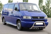 Volkswagen T4 Transporter 1990–2003 Sprednji zaščitni lok WT003 60 mm (nerjavno jeklo) fotografija 4
