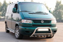 Volkswagen T4 Transporter 1990–2003 Sprednji zaščitni lok WT003 60 mm (nerjavno jeklo) fotografija 6