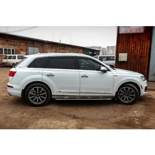 Stranske stopnice OEM V1 (2 kosa, aluminij) Audi Q7 2015–2026 fotografija 3
