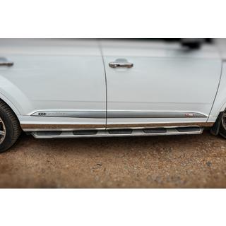 Stranske stopnice OEM V1 (2 kosa, aluminij) Audi Q7 2015–2026 fotografija 4