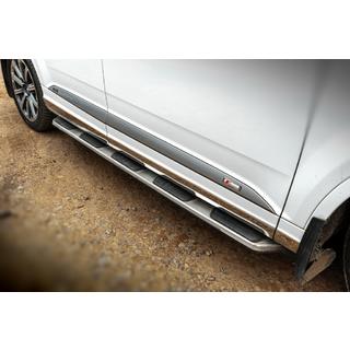Stranske stopnice OEM V1 (2 kosa, aluminij) Audi Q7 2015–2026 fotografija 1