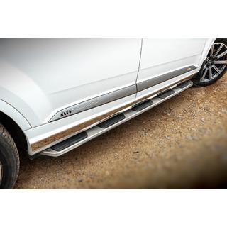 Stranske stopnice OEM V1 (2 kosa, aluminij) Audi Q7 2015–2026 fotografija 2