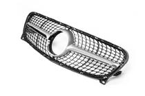 Mercedes GLA X156 2014–2019 Sprednja maska hladilnika Diamond Silver (2014-2016) fotografija 4