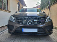 Mercedes GLE kupe C292 2015–2019 Tuning maska hladilnika (Diamond Silver) fotografija 1