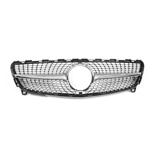 Sprednja maska hladilnika Diamond Silver (2015-2018) Mercedes A-сlass W176 2012–2018 fotografija 4