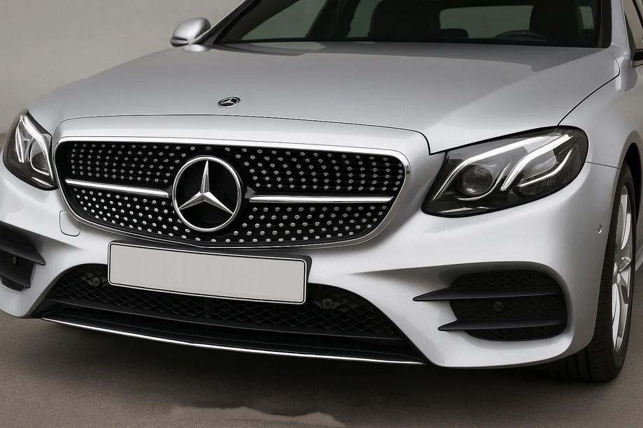 Mercedes Razred E W213 2016–2023 Sprednja maska Diamond Black (za Avantgarde/AMG-Line/E43 AMG/E53 AMG 2016-2020) Image