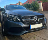 Mercedes C-class W205 2014–2021 Sprednja maska Diamond Silver (za Avantgarde/AMG-Line/C43 AMG) 2014-2018, brez kamere fotografija 4