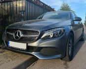 Mercedes C-class W205 2014–2021 Sprednja maska Diamond Silver (za Avantgarde/AMG-Line/C43 AMG) 2014-2018, brez kamere fotografija 3