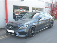 Mercedes C-class W205 2014–2021 Sprednja maska Diamond Silver (za Avantgarde/AMG-Line/C43 AMG) 2014-2018, brez kamere fotografija 18