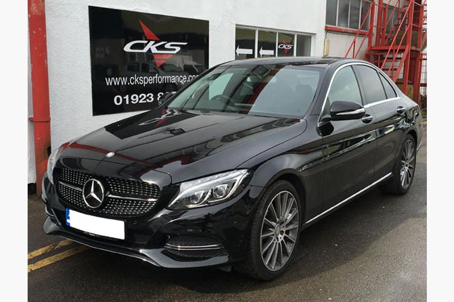 Mercedes C-class W205 2014–2021 Sprednja maska Diamond Silver (za Avantgarde/AMG-Line/C43 AMG) Fotografija 14