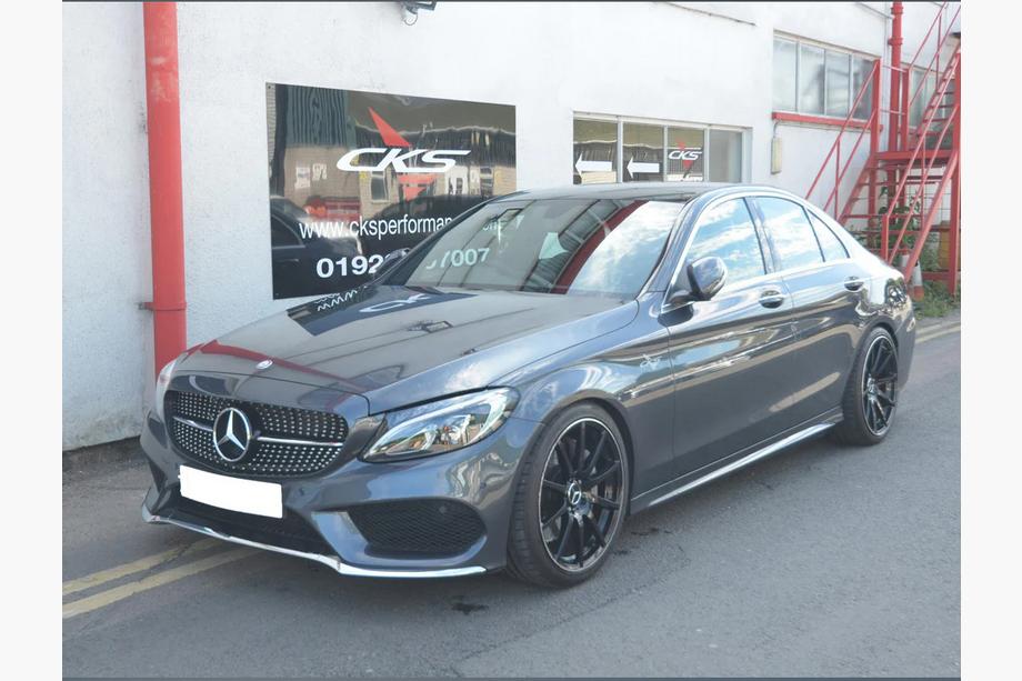 Mercedes C-class W205 2014–2021 Sprednja maska Diamond Silver (za Avantgarde/AMG-Line/C43 AMG) Fotografija 18