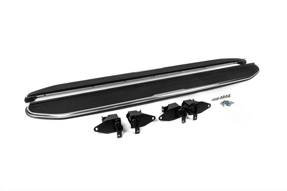 Range Rover Evoque 2012–2018 Bočne stopnice OEM-V2 (2 kos, aluminij) Fotografija 3