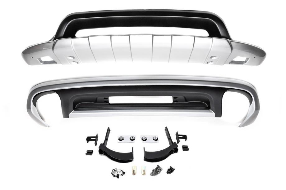 Volkswagen Touareg 2010–2018 Sprednji in zadnji lip spojler V1 (2014↗) Image