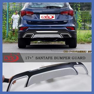 Sprednji in zadnji lip spojler (2016-2018) Hyundai Santa Fe 3 2012–2018 fotografija 2