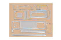 Volkswagen Golf 3 1991–2001 Obloge armaturne plošče Aluminij fotografija 3