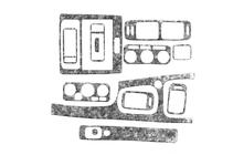 Volvo V70 1997–2000 Obloge armaturne plošče Aluminij fotografija 2