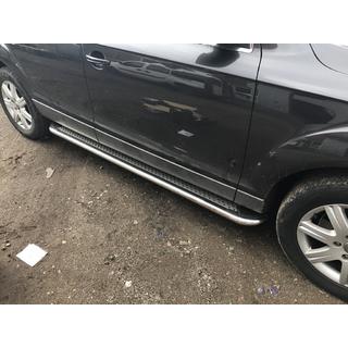 Stranske stopnice Maydos V2 (2 kosa, aluminij/nerjavno jeklo) Audi Q7 2005–2015 fotografija 2