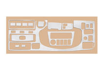Toyota Rav 4 1996–2001 Obloge armaturne plošče Aluminij fotografija 3