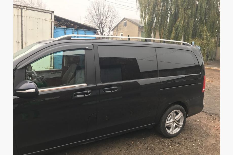 Mercedes Vito W639 2004–2014 Sive strešne vzdolžne letve Skyport (iz polne kovine) Srednja medosna razdalja (LONG) Fotografija 3