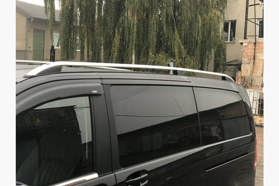 Mercedes Vito W639 2004–2014 Sive strešne vzdolžne letve Skyport (iz polne kovine) Srednja medosna razdalja (LONG) Fotografija 5