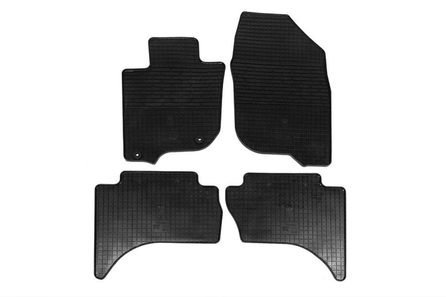 Mitsubishi L200 2015–2024 Gumijasti talni tepihi za notranjost 2015-2018 (4 kos, Stingray Premium) Image