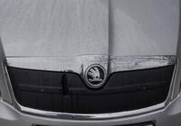 Skoda Octavia II A5 2010–2013 Zimska prekrivna maska za mrežo hladilnika (zgornja) fotografija 2