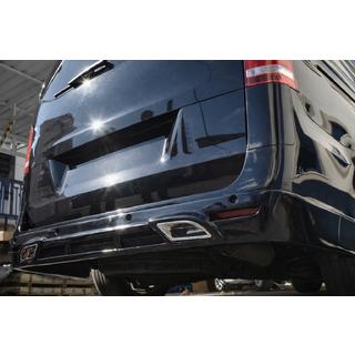 Maska zadnjega odbijača V2 (za lakiranje) Mercedes Vito/V-razred W447 2014– fotografija 3