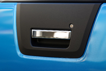Nissan Navara 2006–2015 Obloga ročaja prtljažnika (nerjaveče jeklo) fotografija 1