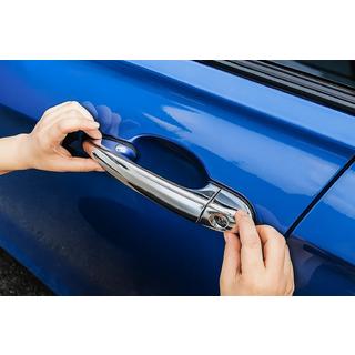 Kromirane obloge kljuk vrat (4 kosi, nerjavno jeklo) BMW Serija 5 E60/E61 2003–2010 fotografija 3