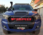 Ford Ranger 2011–2022 Sprednja maska z LED V2 Črna fotografija 3