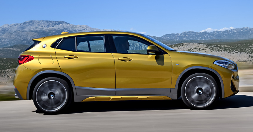 Spoznavanje novega mestnega križanca BMW X2