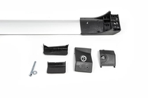 Nissan Qashqai 2007–2010 Prečne palice za strešne nosilce brez ključa Flybar V1 (2 kos) fotografija 6