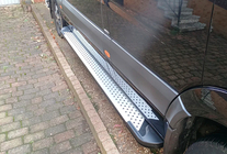 Mercedes Sprinter W906 2006–2018 Stranske stopnice Allmond Grey (2 kosa, aluminij) fotografija 6
