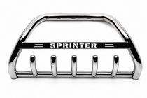 Mercedes Sprinter W901/902/903/904/905 1995–2006 Sprednji zaščitni lok WT004 (inox) 2000–2006 fotografija 3
