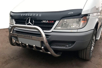 Mercedes Sprinter W901/902/903/904/905 1995–2006 Sprednji zaščitni lok WT004 (inox) 2000–2006 fotografija 5