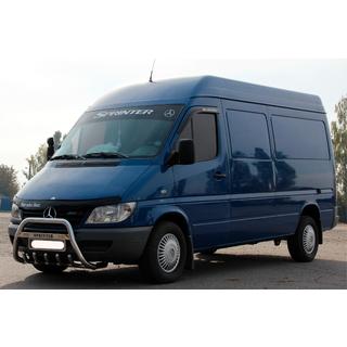 Sprednji zaščitni lok WT004 (inox) Mercedes Sprinter W901/902/903/904/905 1995–2006 fotografija 2