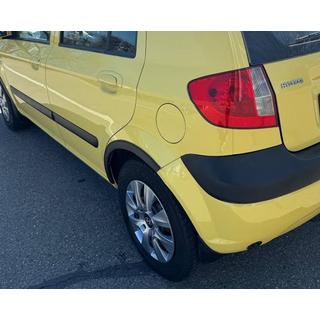 ABS obrobe kolotekov (4 kosi, 5D, črne) Hyundai Getz 2002– fotografija 4