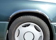 Mercedes E-class W124 1984–1997 Obloge kolotekov 1989-1995 (4 kosi, nerjaveče jeklo) fotografija 3