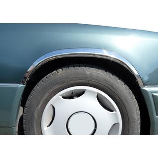 Obloge kolotekov 1989-1995 (4 kosi, nerjaveče jeklo) Mercedes E-сlass W124 1984–1997 fotografija 3